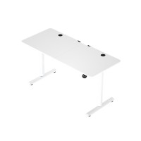 MSW Electric Standing Desk, 140 x 60 cm Steel Adjustable Height Desk, Quick Assembly, Ultra-Quiet Motor - V3-1460