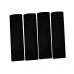 Black Steering Wheel Cover Set, Fabric, 5 Piece Car Interior Kit