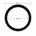 Black Steering Wheel Cover Set, Fabric, 5 Piece Car Interior Kit
