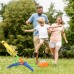 4-Pack Step-Powered Rocket, Glider Stunt Flyer Foam Plane Outdoor Rocket Toy with Adjustable Launcher for Kids, Boys, Girls - Plane-002