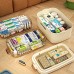 4-Layer Storage Box, Transparent Medicine Organizer Box with Side Locks for Medicine, Cosmetics, Jewelry, Tools - 8801-2