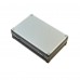 Aluminum Storage Case with Foam Insert Silver Portable Protective Box with Metal Latch, Reinforced Corners, 22 x 14 x 6 cm Tool, Collectible & Small Item Storage