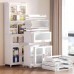 73" Kitchen Pantry Storage Cabinet, Collapsible Storage Organizer with Rotating Wheels for Home, Kitchen, Living Room - F8851-4