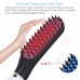 Hair Straightening Brush, 2 in 1 Hair Beard Electric Heated Brush, Anti-Scald for Men - HJ21471