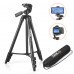 TACKLIFE 55-Inch Lightweight Aluminum Tripod for Travel/Camera/Smartphone with Carry Bag, 6.6LB Maximum Load Capacity