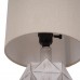 2 PCS Faux Wood Table Lamp, 40cm H White Wash Faceted Lamp for Home, Bedroom, Office - 0210621