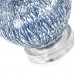 Andorian Table Lamp, 28 inch Table Lamp with Blue White Marbled Surface, Modern and Chic - 29666