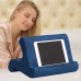 Tablet Pillow Stand, Soft Foam Tablet Holder for Bed Sofa Desk, Portable iPad Pillow Pad with Non-Slip Device Groove, Blue Fabric Cushion Stand for Reading, Streaming, Studying, 30 x 21 x 20 cm Tablet Pillow Stand, Soft Foam Tablet Holder for Bed Sofa Desk, Portable iPad Pillow Pad with Non-Slip Device Groove, Blue Fabric Cushion Stand for Reading, Streaming, Studying, 30 x 21 x 20 cm
