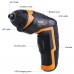 TACKLIFE 3.6V Electric Screwdriver, Cordless USB Rechargeable, 33pcs Driver Bits, LED Light