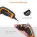 TACKLIFE 3.6V Electric Screwdriver, Cordless USB Rechargeable, 33pcs Driver Bits, LED Light