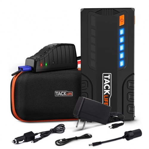 TACKLIFE Jump Starter KFZ-Starthilfe Powerbank 20000 mAh Schwarz