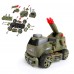BeeBeeRun Take Apart Toy, 10-in-1 Military Vehicle Toy, DIY STEM Building Construction Toy for Kids - QL5101C