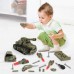BeeBeeRun Take Apart Toy, 10-in-1 Military Vehicle Toy, DIY STEM Building Construction Toy for Kids - QL5101C