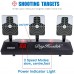 DigHealth Automatic Moving Target for Nerf Guns, Electronic Digital Target with Track, Auto-Reset Intelligent Light Sound Effect