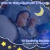 Baby Soothing Teddy Bear with Sleeping Soft Music, Starry Sky Projection Night Light