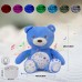 Baby Soothing Teddy Bear with Sleeping Soft Music, Starry Sky Projection Night Light