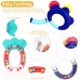 9PCS Baby Rattle & Teether Toys for Newborns 6-12 Months with Storage Box