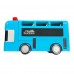 Police Theme Toy Bus with Interactive Play Features Removable Siren & Steering Wheel, Blue - Educational Emergency Vehicle Toy for Kids Ages 3+ Model 265-5