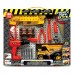 Mighty Tuff Crew 30 PCS Dump Truck & Tools Playset, DIY Tool Kit with Electric Drill, Hammer, Wrench, Goggles, Tool Belt for Kids - 1652558