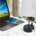 Bedside Table Lamp, Touch Control Lamp with Dual USB Charging Port, Outlet, 3-Way Dimmable, 2700K LED Bulb for Home, Bedroom, Office - HM-TD-9W-022