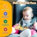  Toddler LED Busy Board | Wooden Montessori Sensory Toy with Light Switches, Buttons, Cords, Key & Plug | Portable Travel Activity Board for Kids, Fine Motor Play