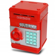 Electronic Piggy Bank for Kids Password Toy Safe with Coin Slot, Auto Bill Feeder, Sound Effects, ABS Money Box for Saving, Birthday Gifts & Learning Money Habits