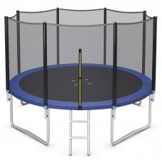 Toytexx Outdoor Trampoline Set for Adults & Kids with Safety Enclosure Net & Spring Pad Jumping Mat 6FT/8FT/10FT/12FT/14FT/16FT