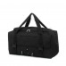 Large Travel Duffel Backpack Bag, 67 cm Black Convertible Weekender Luggage with Top Handles, Multiple Pockets, Side Zipper Storage for Gym, Road Trips, Camping and Overnight Travel