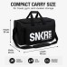 Travel Duffel Bag Front Zip Pocket, Wide-Open Interior, Detachable Shoulder Strap, Fold-Flat Design, 46 x 26 x 25 cm Gym, Weekend, Sneaker Storage Travel Duffel Bag Front Zip Pocket, Wide-Open Interior, Detachable Shoulder Strap, Fold-Flat Design, 46 x 26 x 25 cm Gym, Weekend, Sneaker Storage