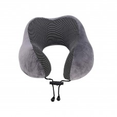 Travel Neck Pillow Memory Foam U-Shaped Neck Pillow with Washable Cover, Adjustable Drawstring, Soft Plush Support Grey Travel Pillow for Airplane, Car, Train, Office & Home Rest Travel Neck Pillow Memory Foam U-Shaped Neck Pillow with Washable Cover, Adjustable Drawstring, Soft Plush Support Grey Travel Pillow for Airplane, Car, Train, Office & Home Rest