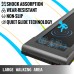 Under Desk Treadmill, 43.3" x 15.3" Running Belt Walking Pad with LED Display, Remote Control, 1-6 km/h Speed for Home, Office, Indoor Exercise - XM-C2