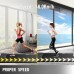 Under Desk Treadmill, 43.3" x 15.3" Running Belt Walking Pad with LED Display, Remote Control, 1-6 km/h Speed for Home, Office, Indoor Exercise - XM-C2