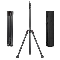 79 Inch/ 200cm Adjustable and Foldable Aluminium Alloy Light Stand Photography Tripod with Carry Bag
