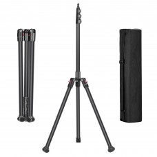 79 Inch/ 200cm Adjustable and Foldable Aluminium Alloy Light Stand Photography Tripod with Carry Bag