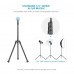 79 Inch/ 200cm Adjustable and Foldable Aluminium Alloy Light Stand Photography Tripod with Carry Bag