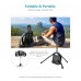 79 Inch/ 200cm Adjustable and Foldable Aluminium Alloy Light Stand Photography Tripod with Carry Bag
