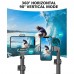 Phone Tripod, 55.9" Inch Extendable Selfie Stick Tripod with Bluetooth Remote & Carrying Bag for Smartphone, iPhone, Camera, GoPro - CY018