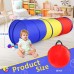 Kids Tunnel Tent, Colorful Pop Up Play Tunnel Tent for Babies, Kids, Indoor, Outdoor