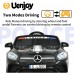 UENJOY 12V Mercedes-Benz SL500 Kids Ride On Car with LED Siren Lights, 2.4G Remote Control, Bluetooth, USB, AUX, Music, Horn, Spring Suspension (Police)