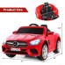 2024 UENJOY 12V Mercedes-Benz SL500 Kids Ride On Car with Remote Control, Music, Horn, Spring Suspension (Red)