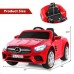 2024 UENJOY 12V Mercedes-Benz SL500 Kids Ride On Car with Remote Control, Music, Horn, Spring Suspension (Red)