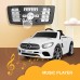 UENJOY 12V Mercedes-Benz SL500 Kids Ride On Car with Remote Control, Music, Horn, Spring Suspension, Safety Lock (White)