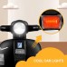 UENJOY PX150 Mini 6V Kids Ride On Electric Motorcycle Vespa Battery Powered Motor Bike with Auxiliary Wheels, LED Lights, Music, Backrest Seat, For Ages 2-4
