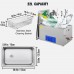 22L Professional Ultrasonic Cleaner, 40kHz Industrial Ultrasonic Cleaner with Digital Heater Timer, Cleaner Basket for Eyeglasses, Watches, Jewelry, Metal Tools - JPS-80A