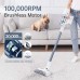 Cordless Vacuum Cleaner, 350W Lightweight Stick Vacuum with 20Kpa Powerful Suction, LED Display for Home, Hard Floor, Pet Hair - VPD1