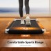 Walking Pad Under Desk Treadmill 2.5 HP Quiet Motor, 0.6–3.8 MPH, LED Display, Remote Control, 265 lb Capacity, Compact Portable Walking Treadmill for Home Office 