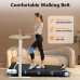 Walking Pad Under Desk Treadmill 2.5 HP Quiet Motor, 0.6–3.8 MPH, LED Display, Remote Control, 265 lb Capacity, Compact Portable Walking Treadmill for Home Office 