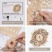 DIY 3D Wooden Puzzles Zodiac Constellation Wall Clock Model Kit 168 PCS