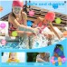 Reusable Water Balloons  Self-Sealing Water Balls, Refillable Silicone Splash Toys, 2.8 Inch Summer Outdoor Pool Beach Backyard Water Party Toys for Kids and Family