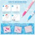 Water Doodle Mat 110 x 75cm, Water Drawing Mat with 2 Magic Pen, 3 Stamps, 3 Drawing Mold and 1 Roller Painting Tools Educational Toy for Children, Kids 3+ - RE333-163